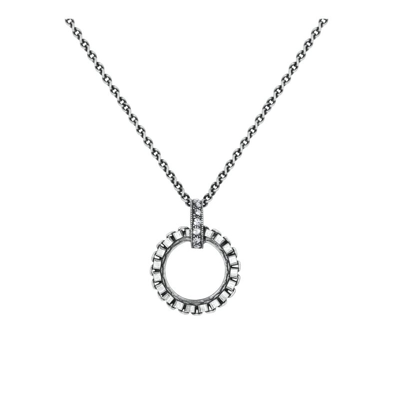 Konplott Kette Konplott Kette "Rings & Rhythm" silver light antik silver