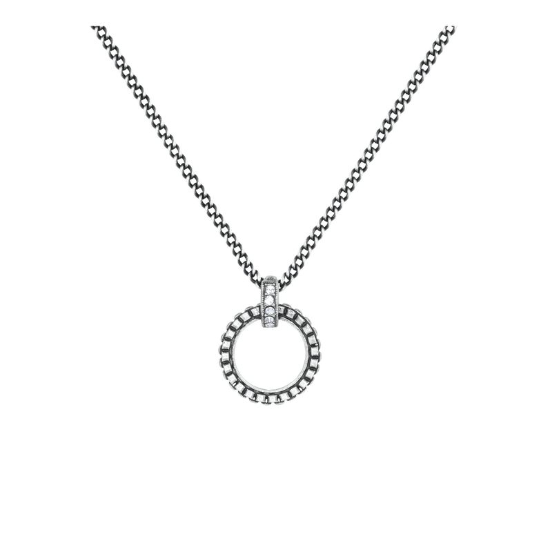 Konplott Kette Konplott Kette "Rings & Rhythm" silver light antik silver