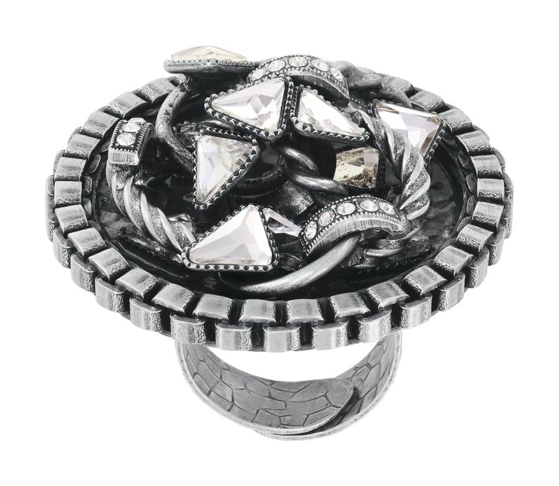Konplott Ring Konplott Ring "Rings & Rhythm" silver light antik silver