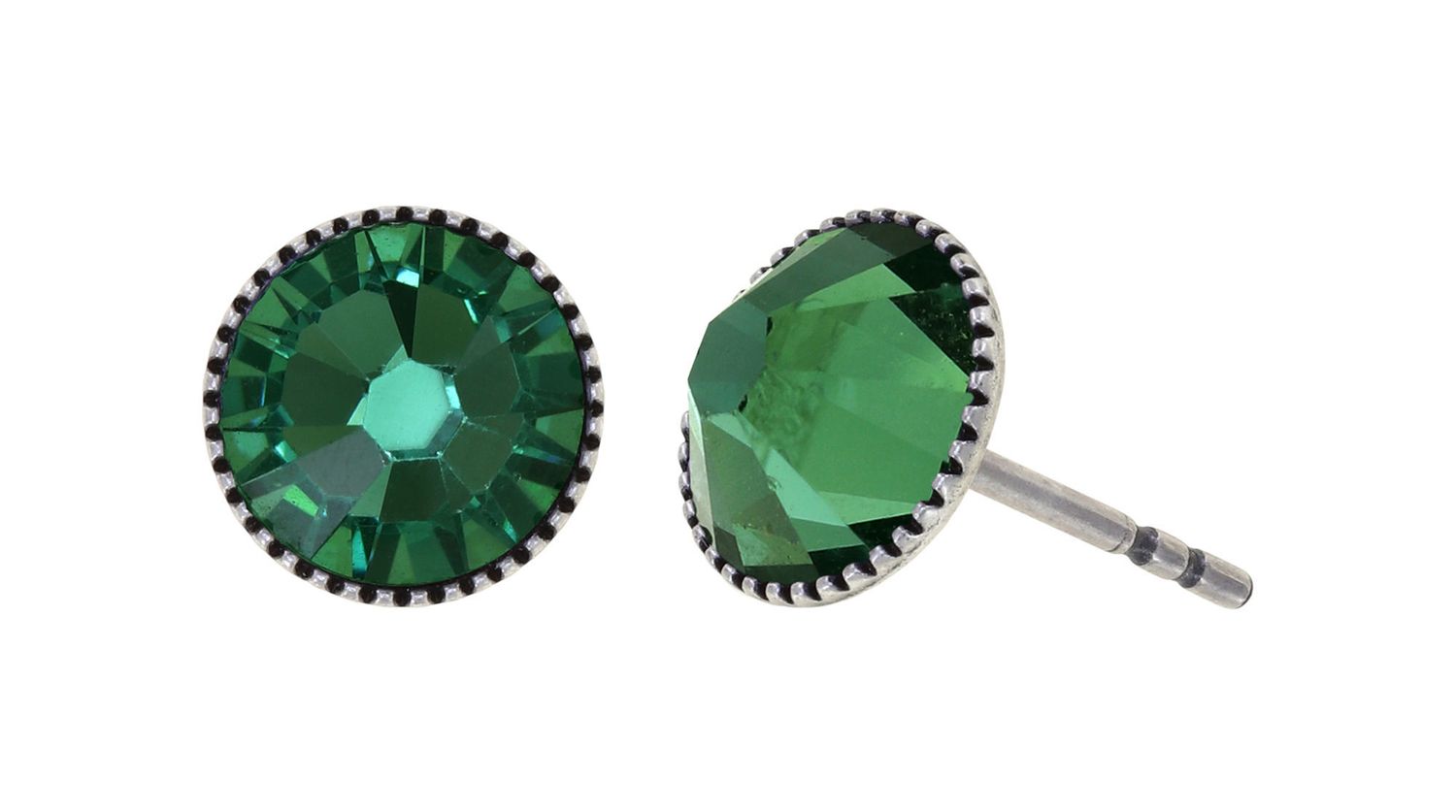 Konplott Ohrringe "Black Jack" green eternit