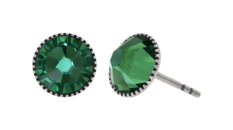 Konplott Ohrringe Konplott Ohrringe "Black Jack" green eternit