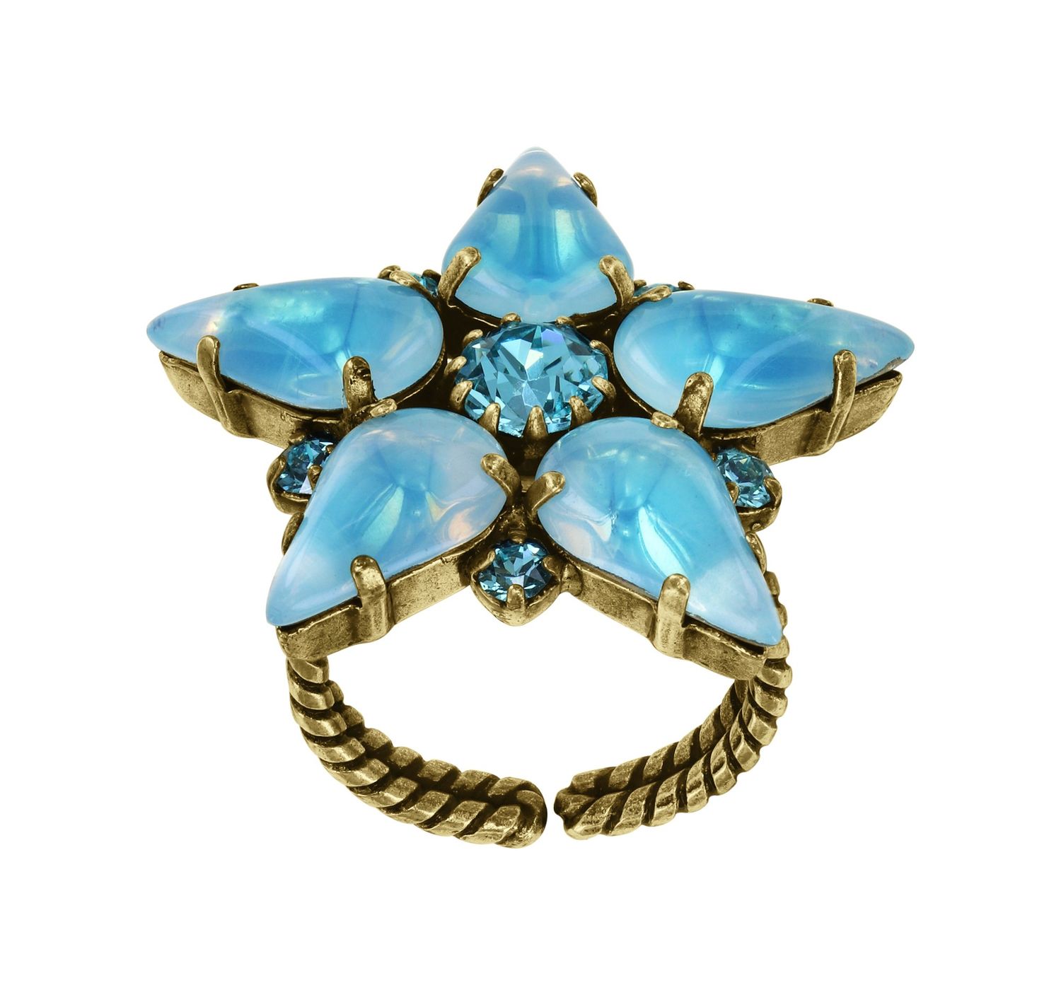 ​Konplott Ring "Sabrina Vintage" Blau