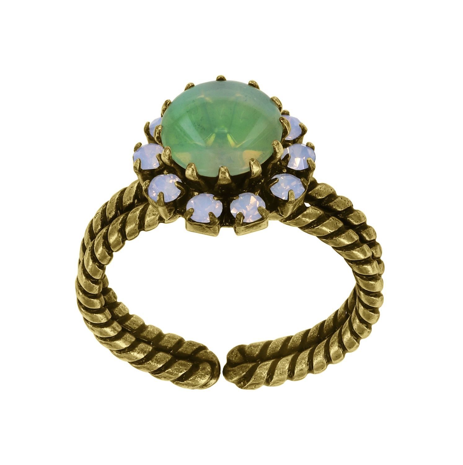 ​Konplott Ring "Sabrina Vintage" Grün