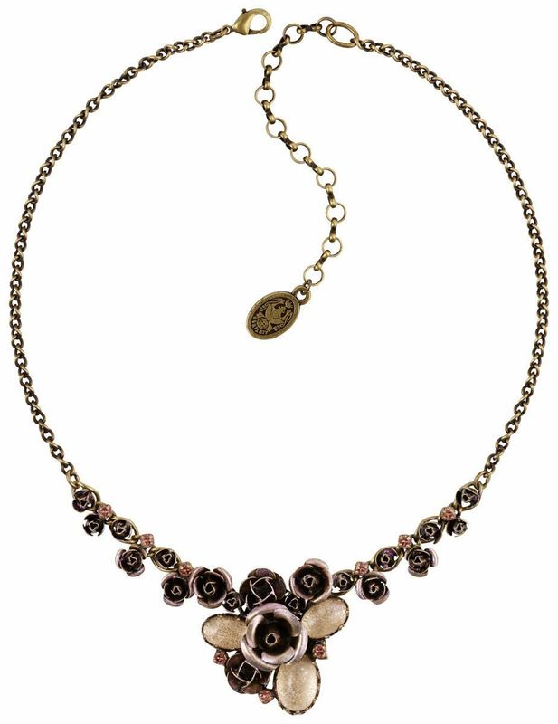 Konplott Kette "They call me the wild Rose" Beige