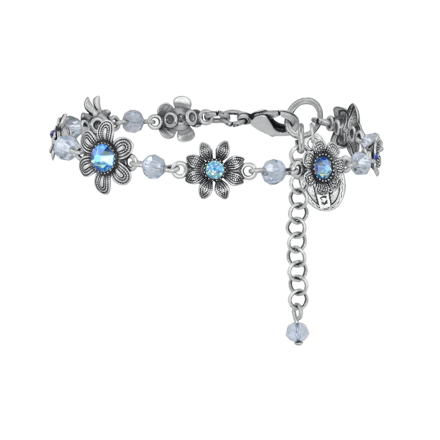 Konplott Armband "Love, Shine and Flowers" blue
