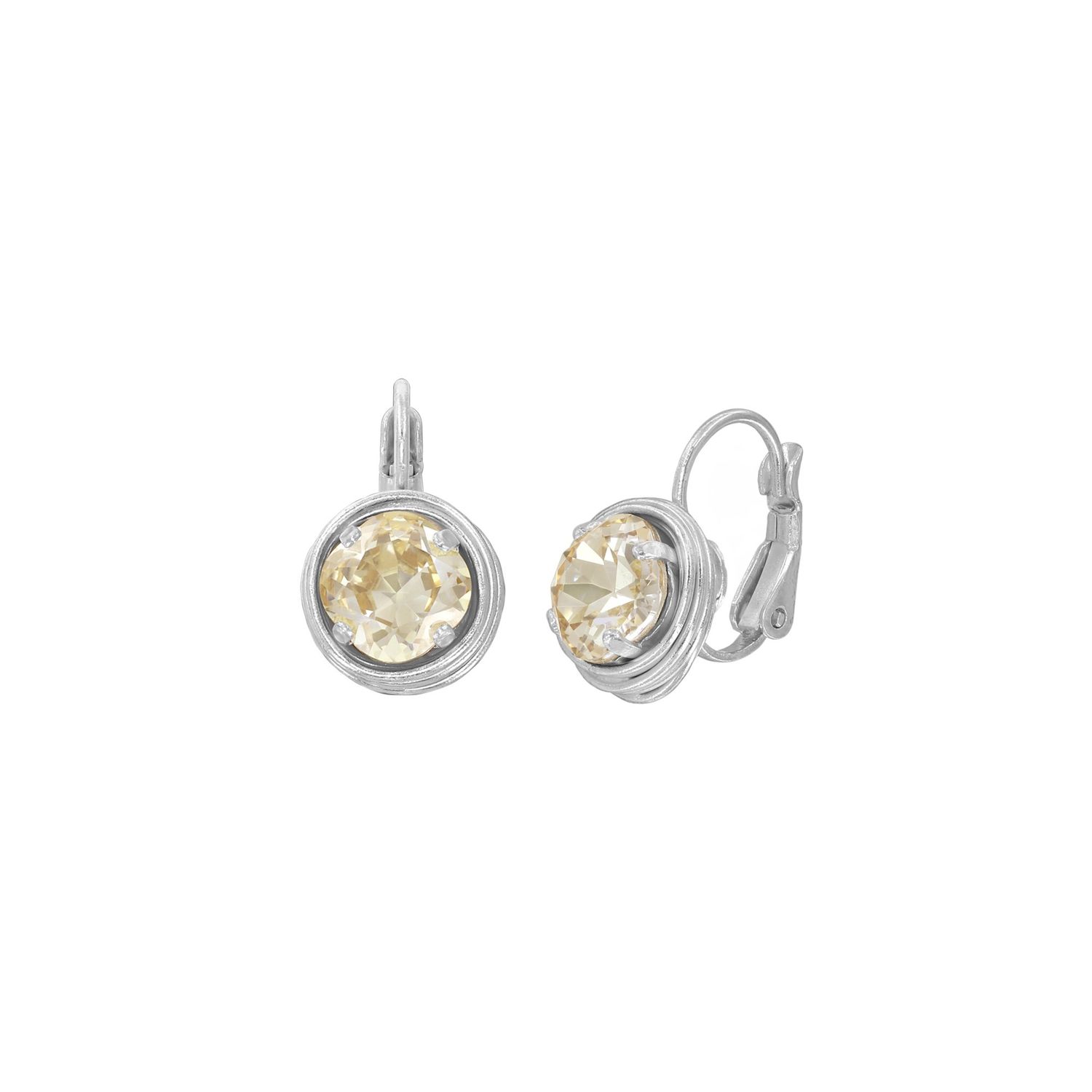 ​Konplott Ohrringe "Global Glam" Shiny Silver Gr. S