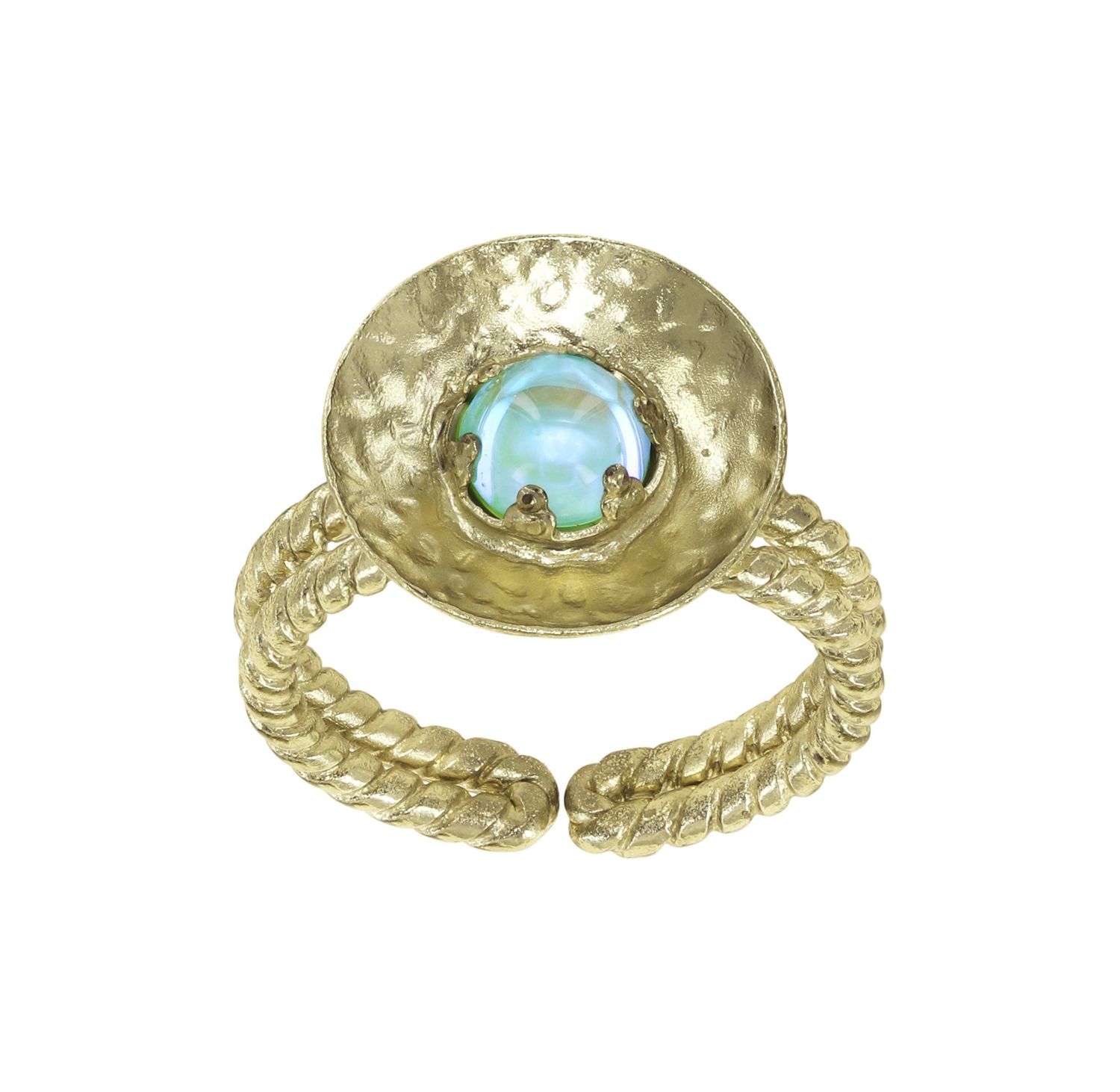 ​Konplott Ring "Honey Drops in Space" pastel multi