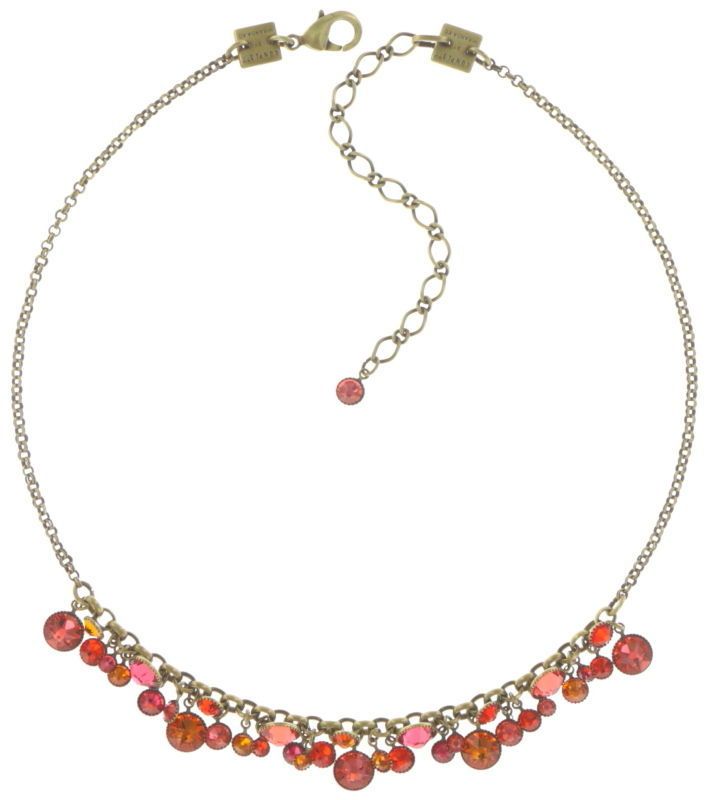 Konplott Kette  Konplott Kette "Waterfalls"  orange,rot,fuchsia