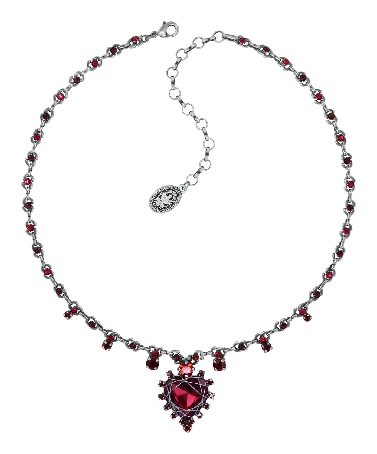 ​Konplott Kette "Hearts for Us" red