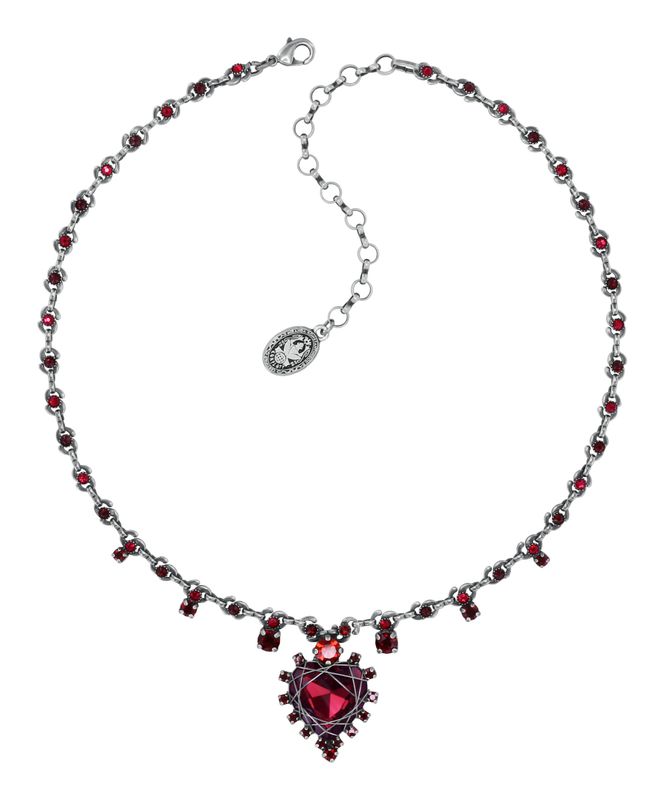 ​Konplott Kette "Hearts for Us" red