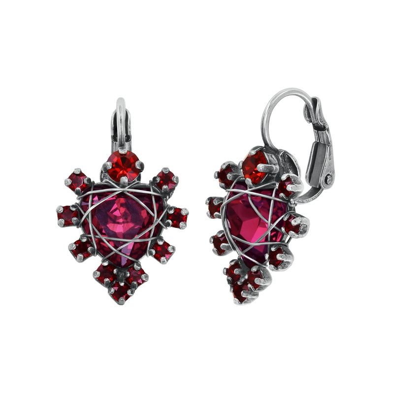 ​Konplott Ohrringe "Hearts for Us" red