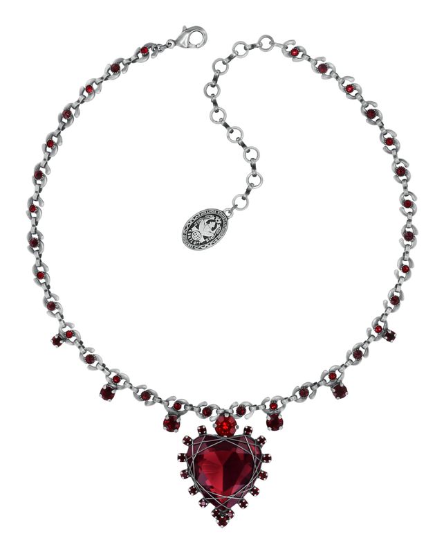 ​Konplott Kette "Hearts for Us" red
