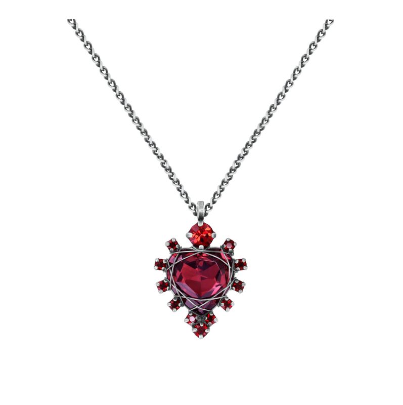 ​Konplott Kette "Hearts for Us" red