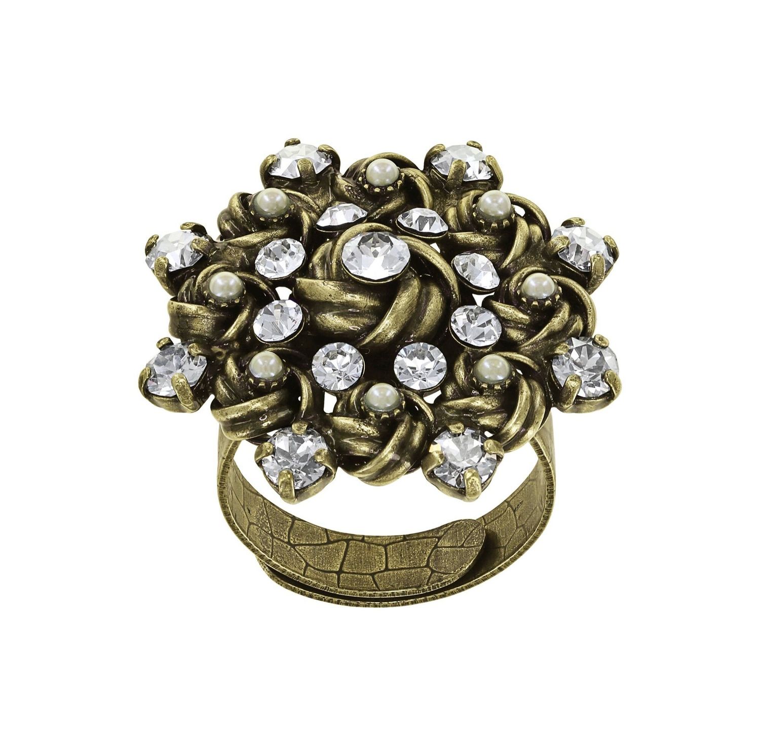 Konplott Ring  Konplott Ring "La Comtesse II" white