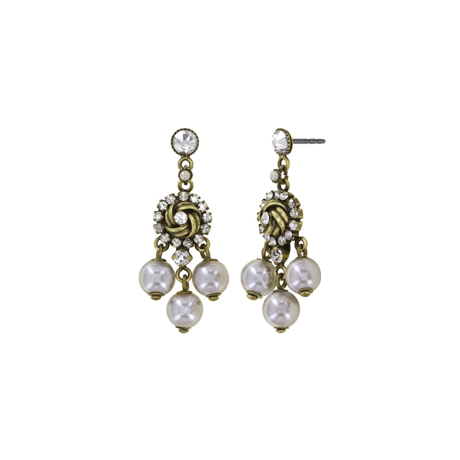 Konplott Ohrringe  Konplott Ohrringe "La Comtesse II" white