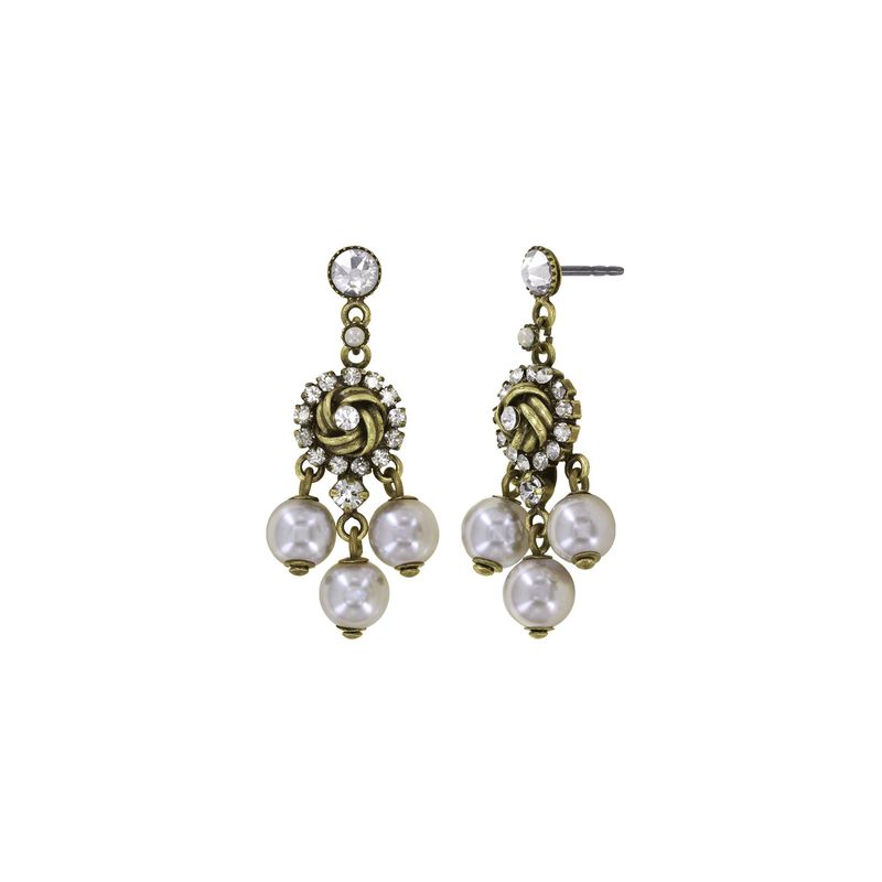 Konplott Ohrringe  Konplott Ohrringe "La Comtesse II" white