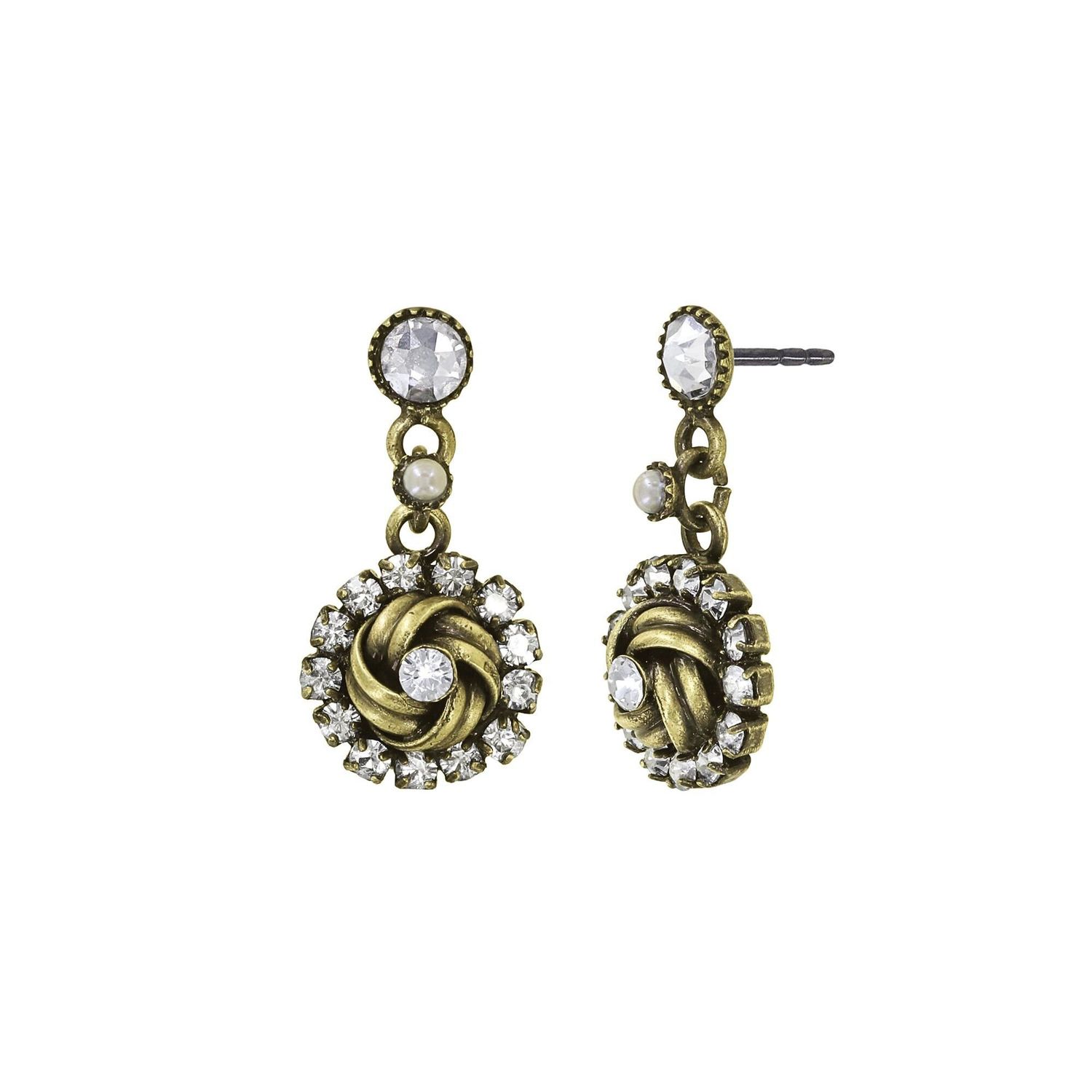 ​Konplott Ohrringe "La Comtesse II" white