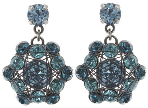 Konplott Ohrringe Konplott Ohrringe "Bended Lights" blau-türkis