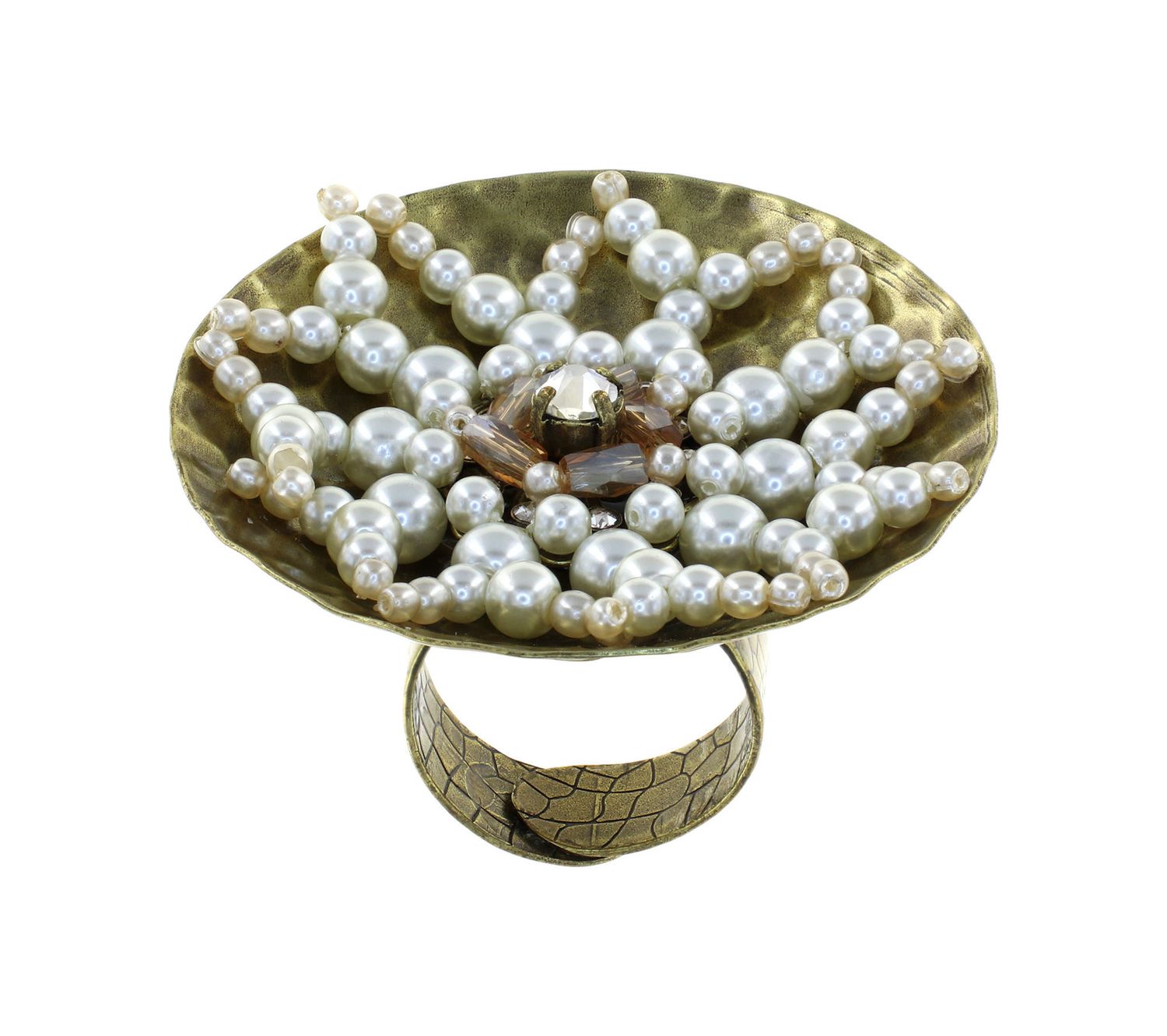 Konplott Ring Konplott Ring "Soul of Thorns" Daylight - weiß/beige