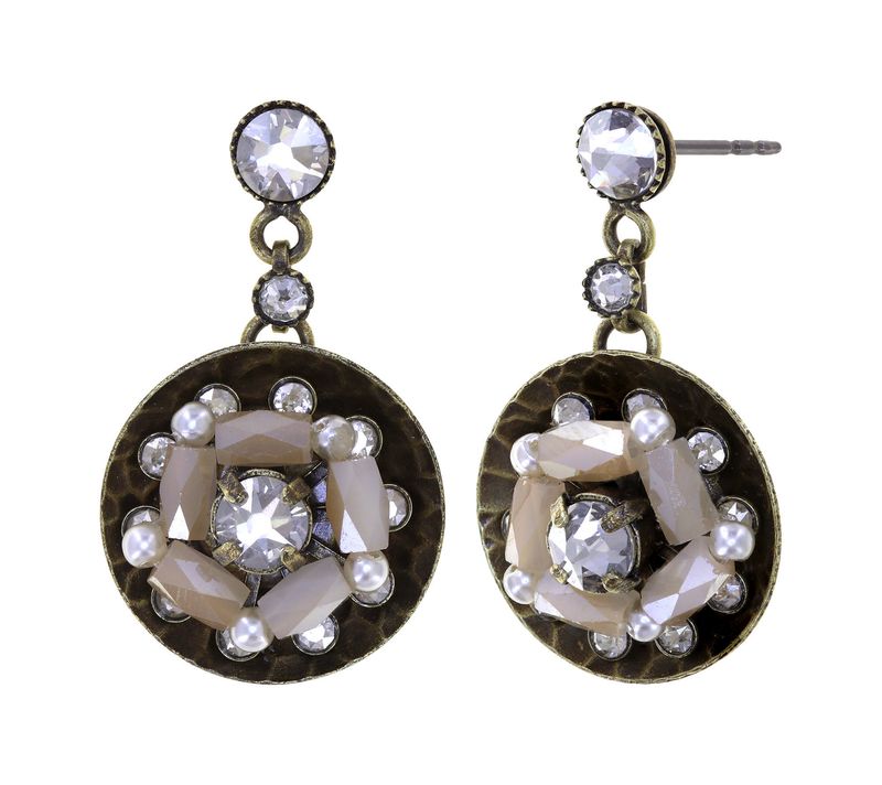 Konplott Ohrringe Konplott Ohrringe "Soul of Thorns" Daylight - weiß , beige