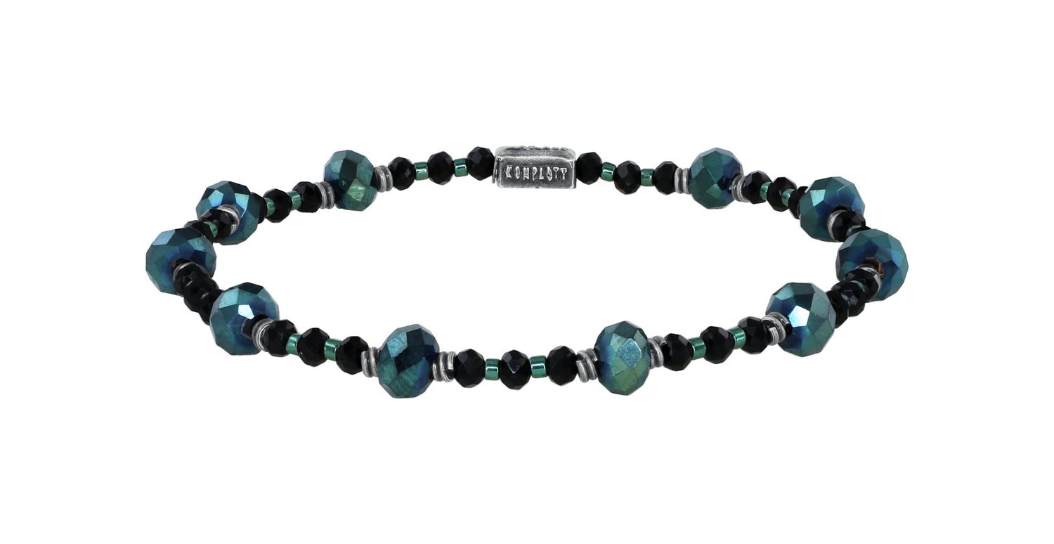 Konplott Armband Konplott Armband "Petit Glamour d'Afrique" schwarz/grün