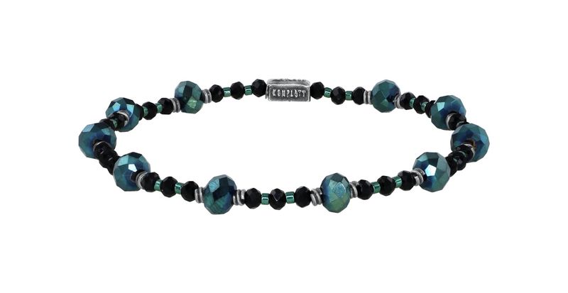 ​Konplott Armband "Petit Glamour d'Afrique" schwarz/grün