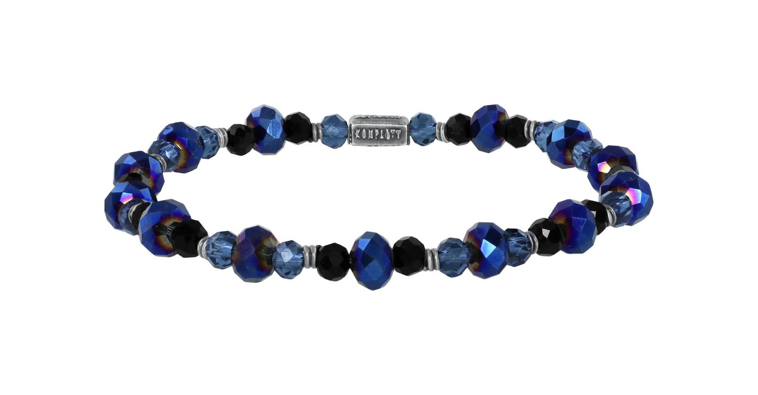 ​​Konplott Armband "Petit Glamour d'Afrique" ​ schwarz/blau