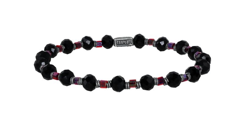 ​Konplott Armband "Petit Glamour d'Afrique" schwarz/rot