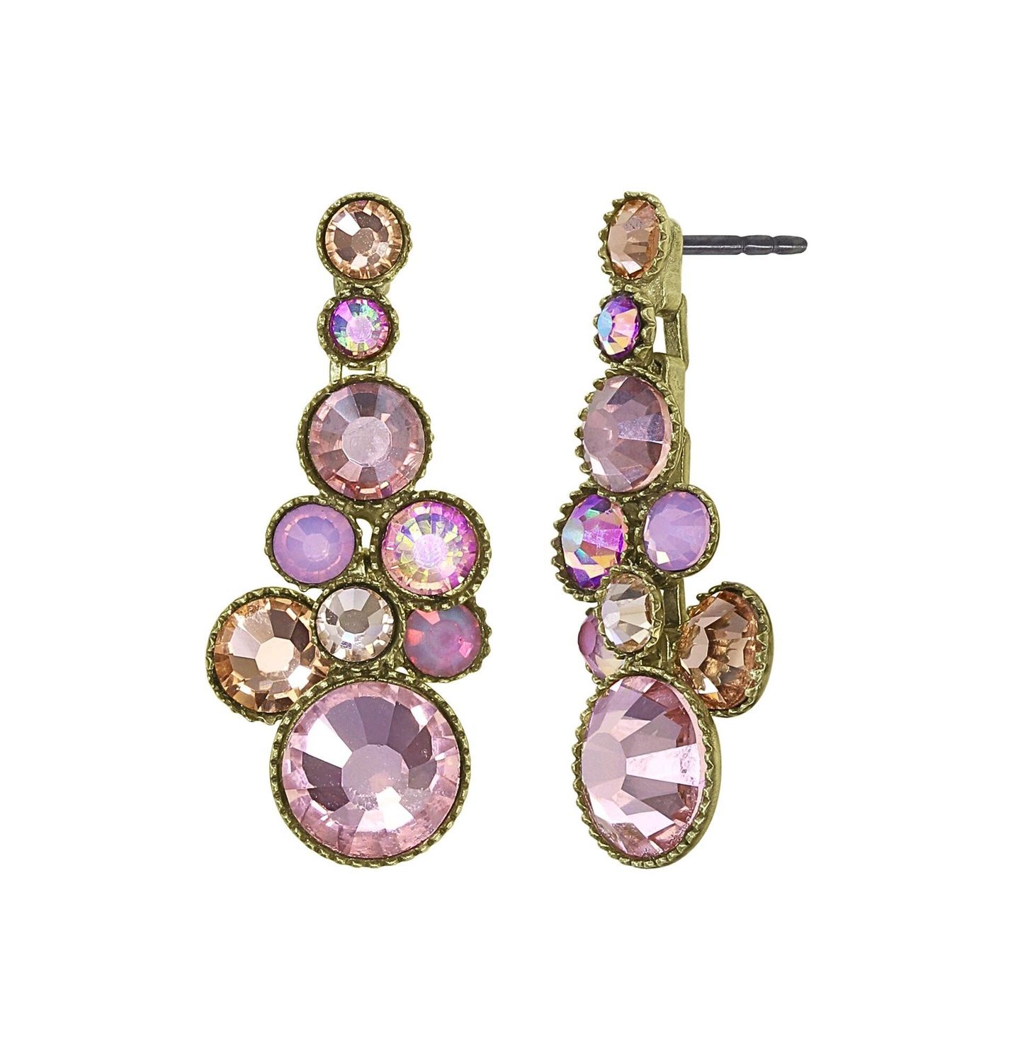 Konplott Ohrringe "Water Cascade" rose