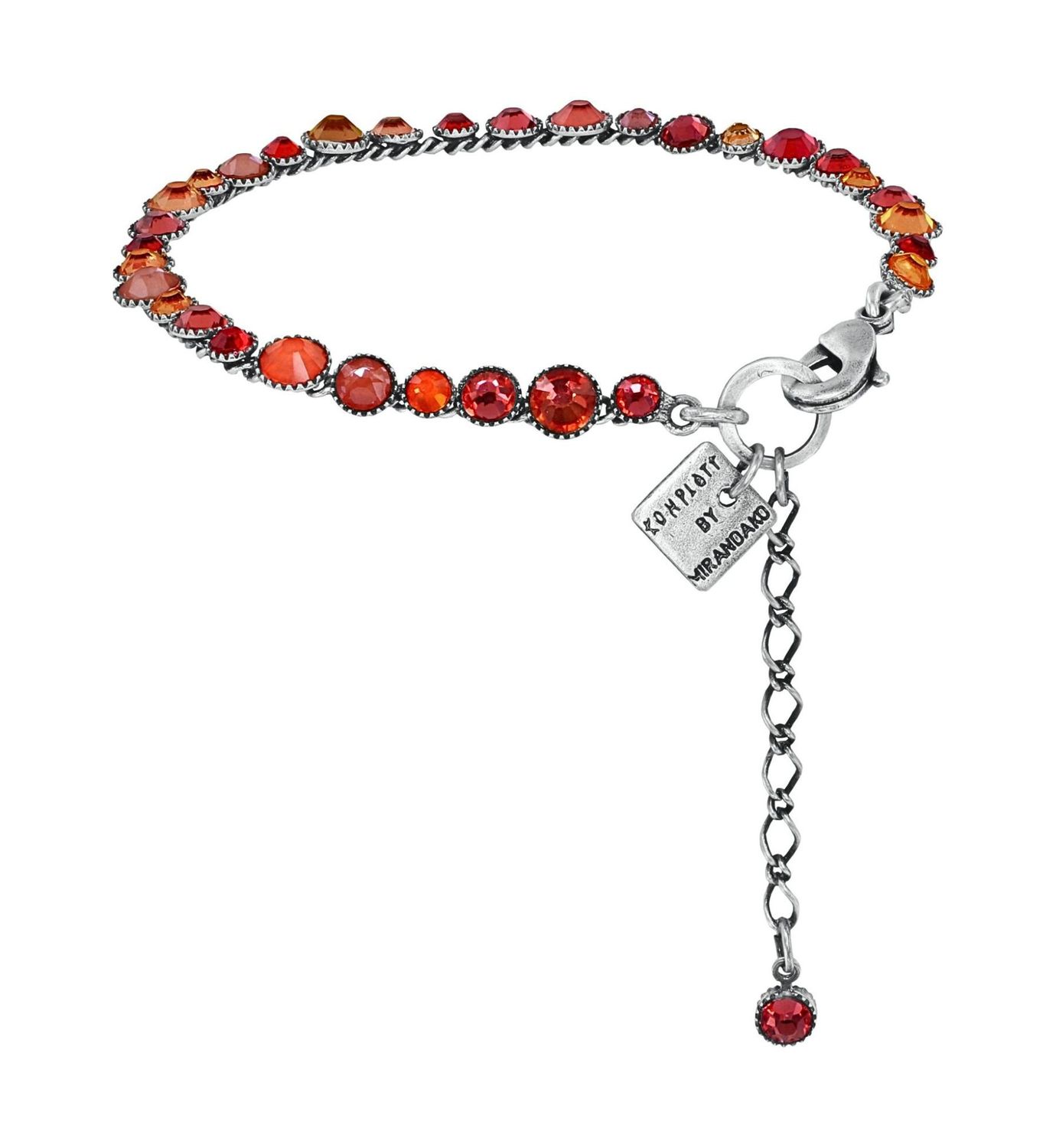 ​Konplott Armband "Water Cascade" Koralle/orange