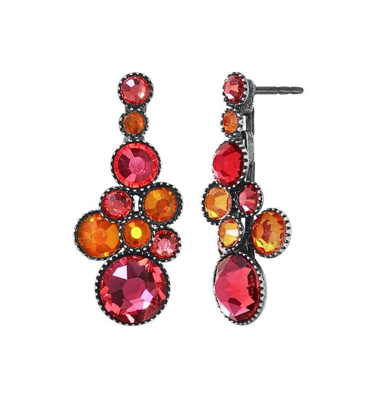 ​Konplott Ohrringe "Water Cascade" Koralle/orange