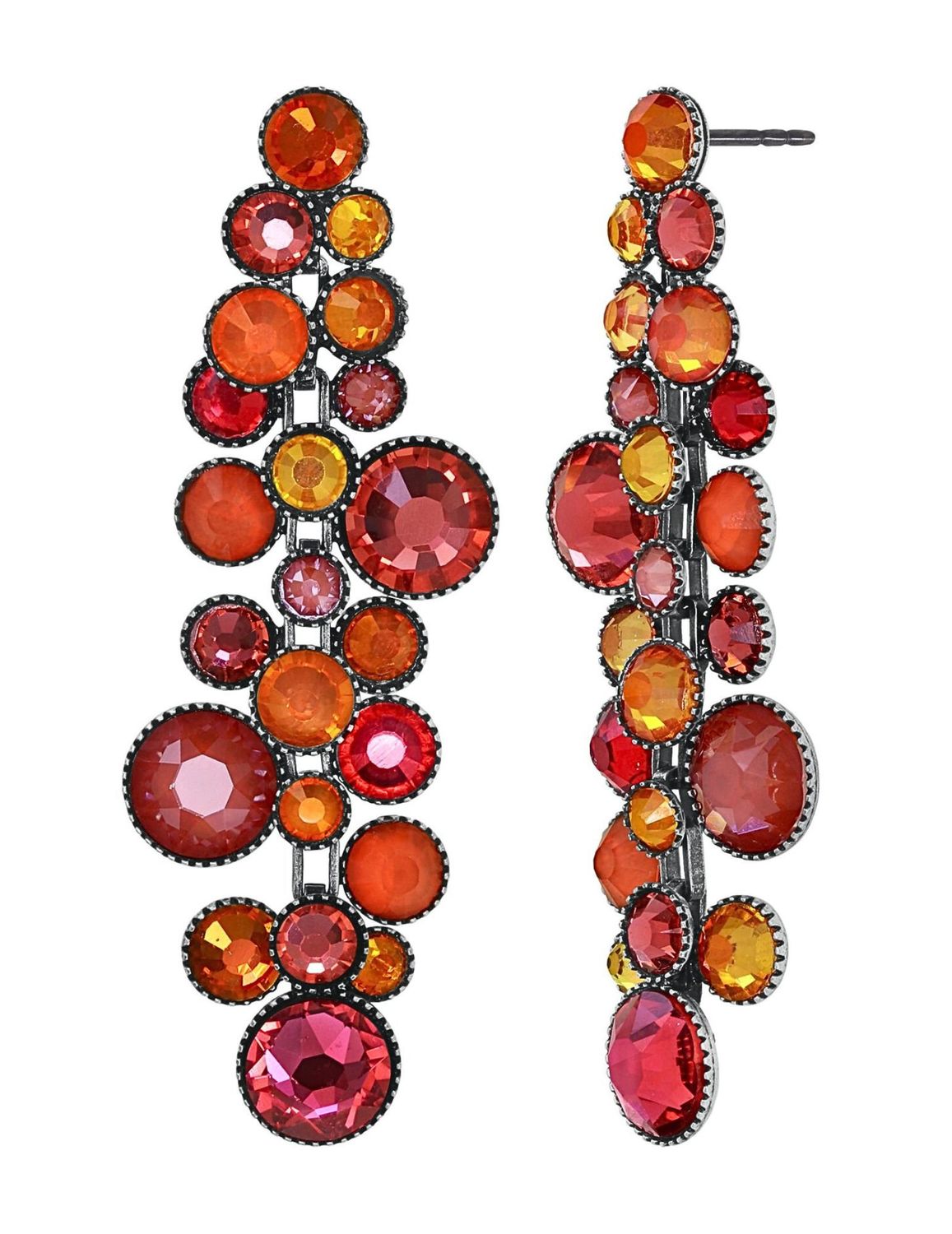 Konplott Ohrringe Konplott Ohrringe "Water Cascade" Koralle/orange