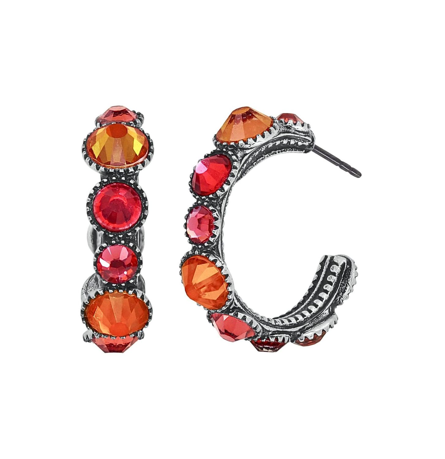 Konplott Ohrringe Creole Konplott Ohrringe Creole "Water Cascade" Koralle/orange