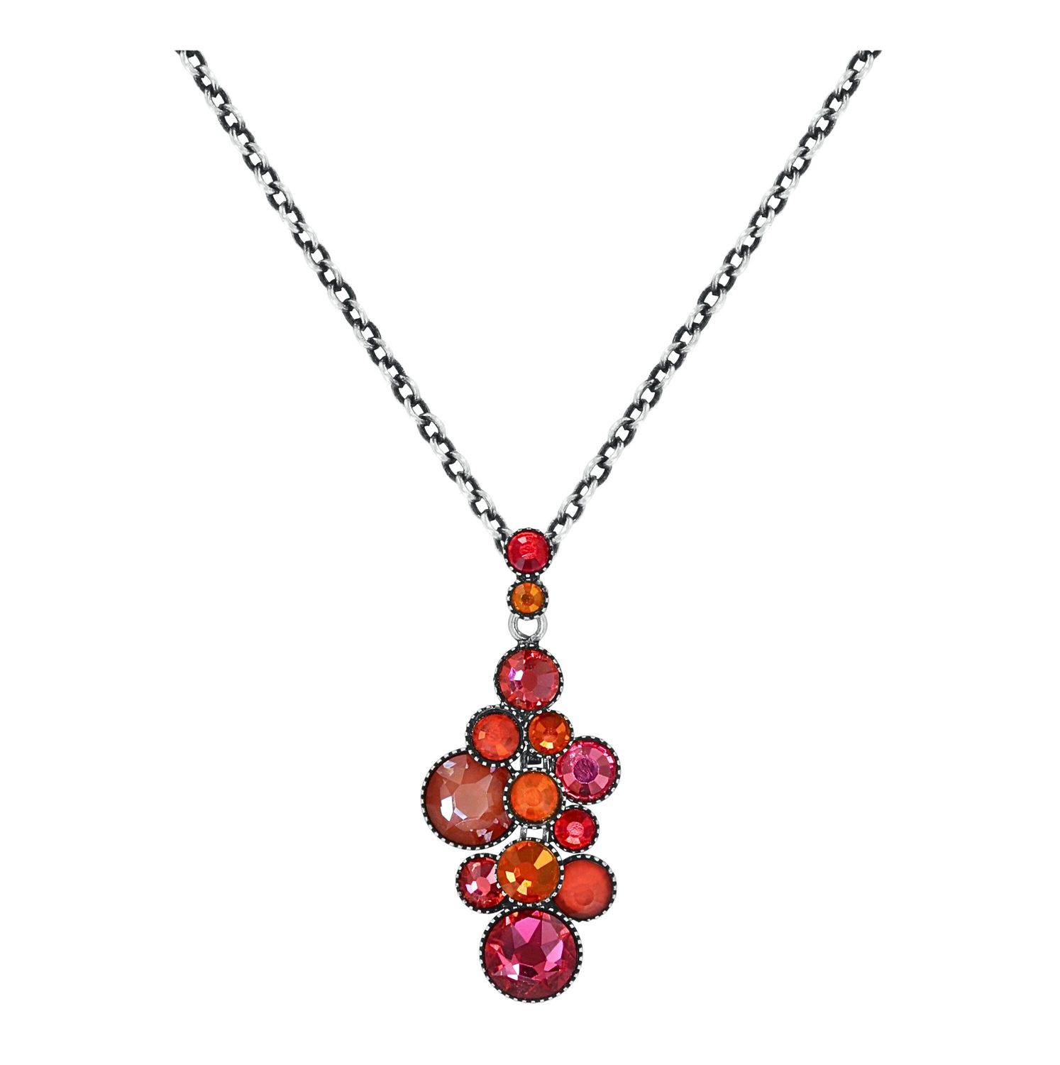 ​Konplott Halskette "Water Cascade" Koralle/orange