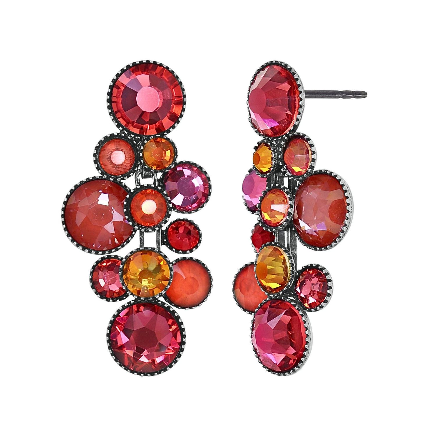 ​Konplott Ohrringe "Water Cascade" Koralle/orange