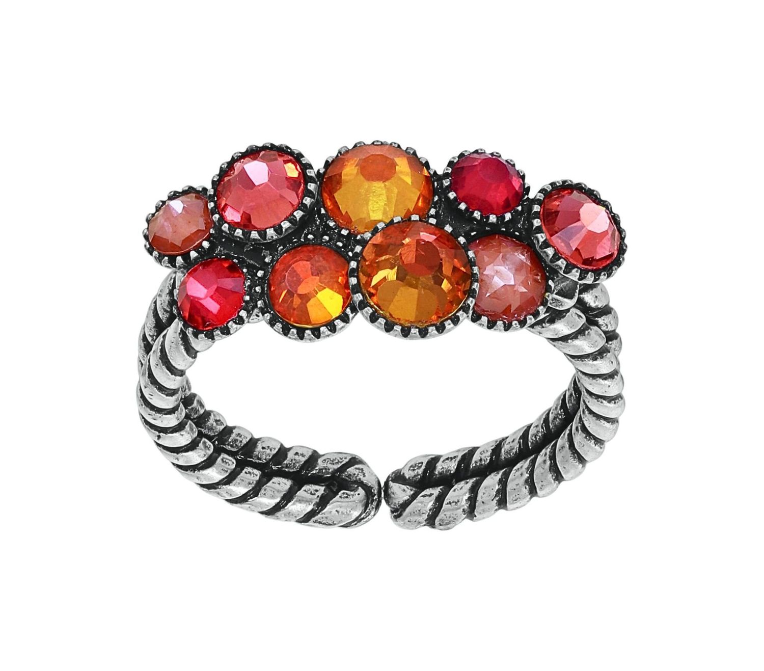 Konplott Ring Konplott Ring "Water Cascade" Koralle/orange