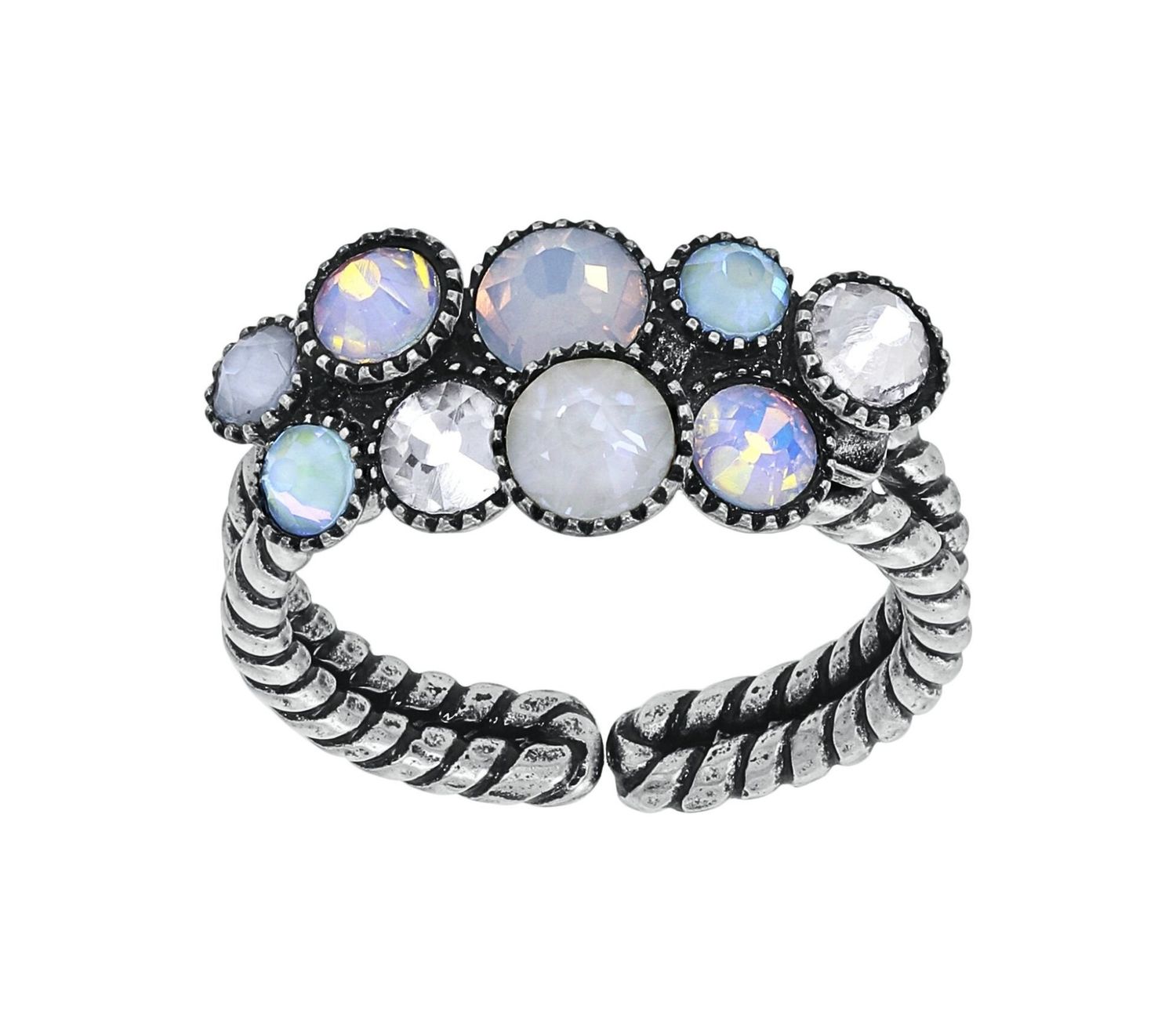 ​Konplott Ring "Water Cascade" weiß