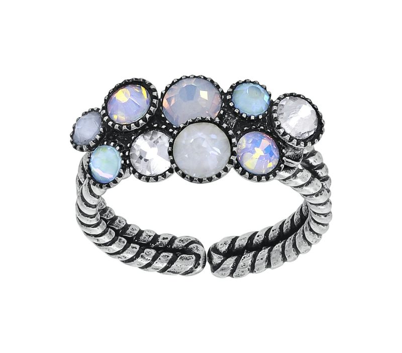 ​Konplott Ring "Water Cascade" weiß