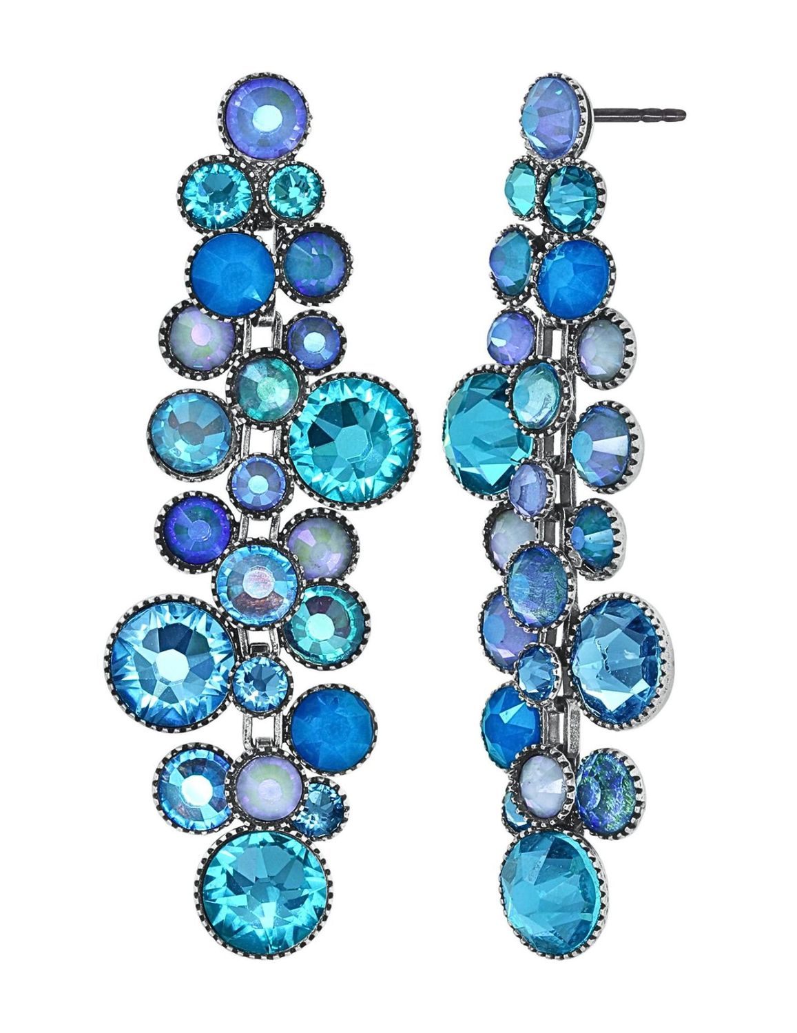 Konplott Ohrringe Konplott Ohrringe "Water Cascade" blau