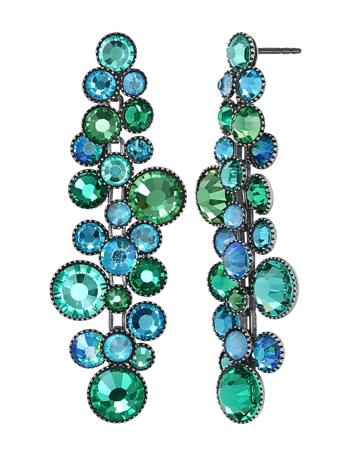 Konplott Ohrringe Konplott Ohrringe "Water Cascade" grün