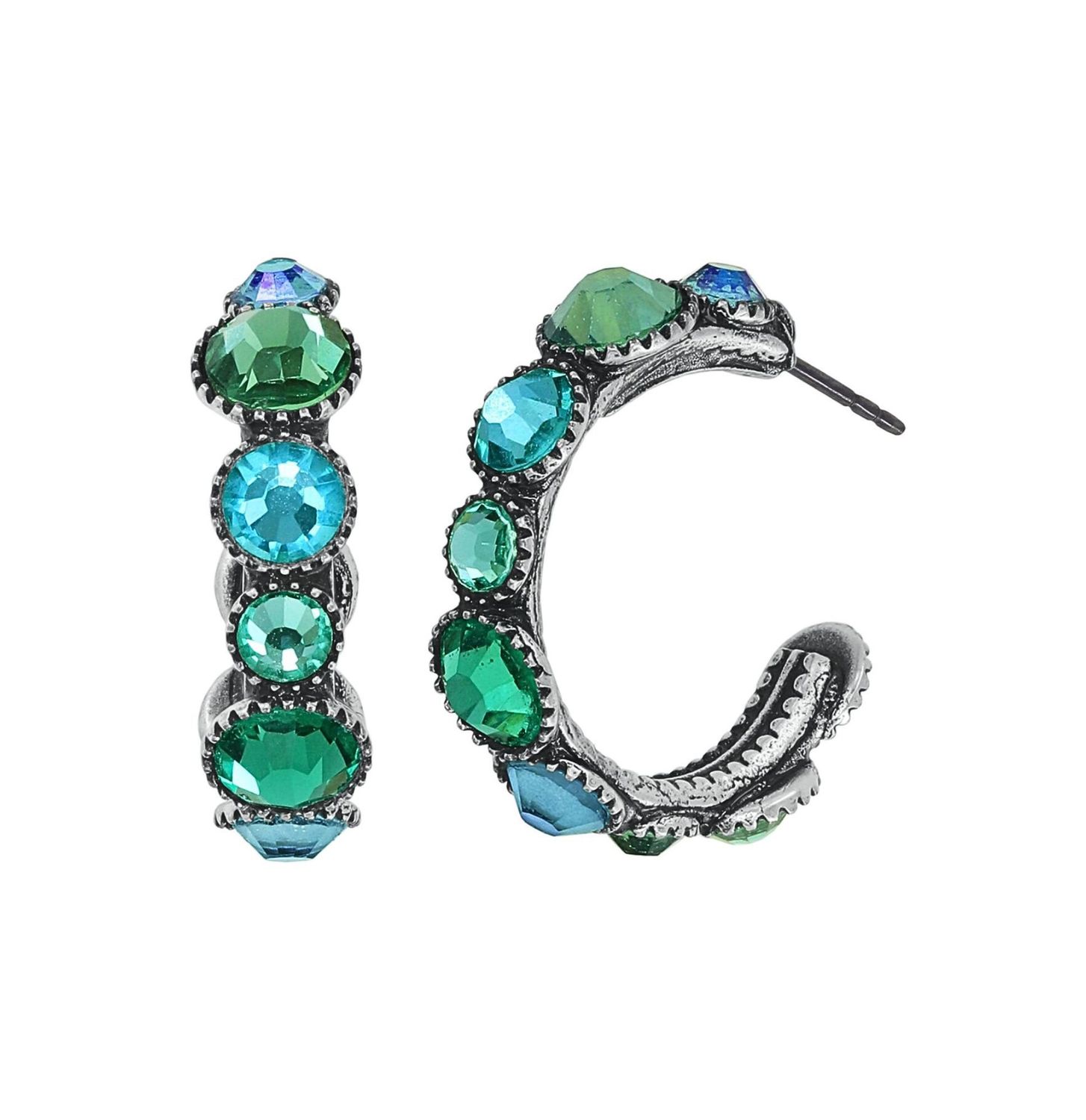 Konplott Ohrringe Creole Konplott Ohrringe Creole "Water Cascade" grün