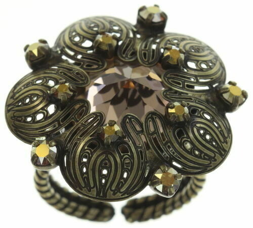 Konplott Ring Konplott Ring "Water Blossom" beige/Messing