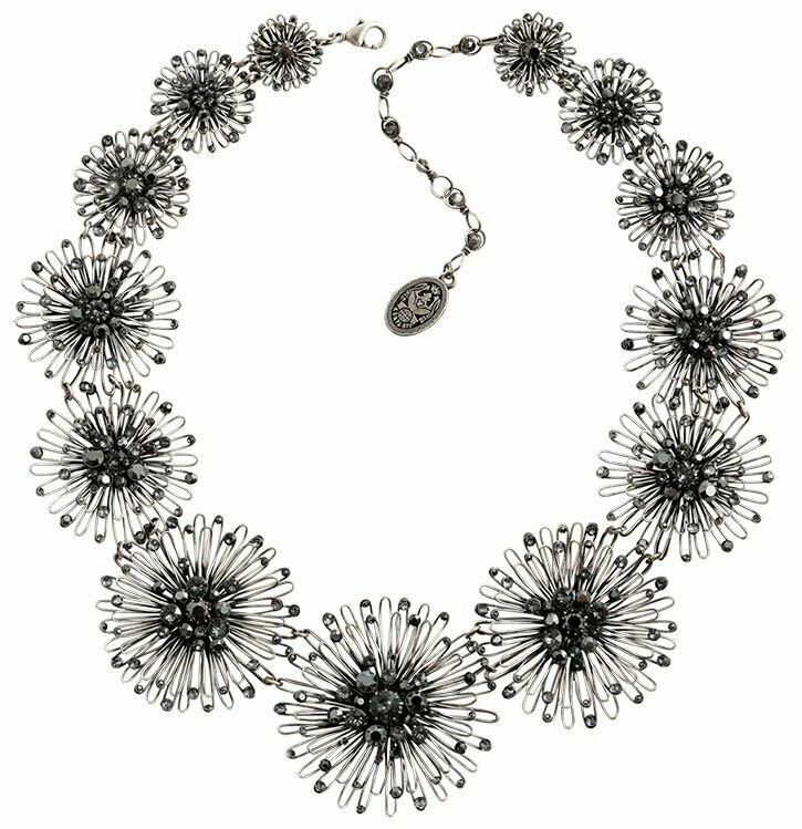 Konplott Collier Konplott Collier "Distel" schwarz