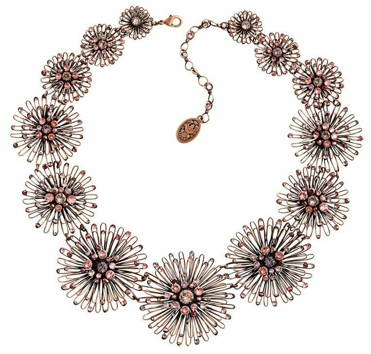 Konplott Collier Konplott Collier "Distel" kupfer/rose