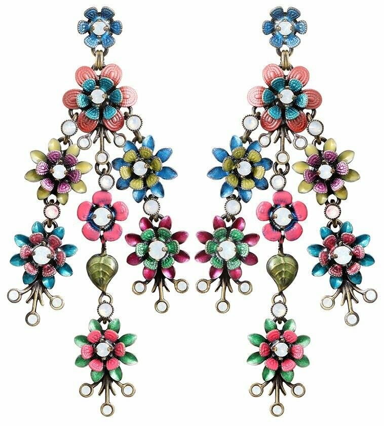 Konplott Ohrringe Konplott Ohrringe "Mille Fleurs" multi