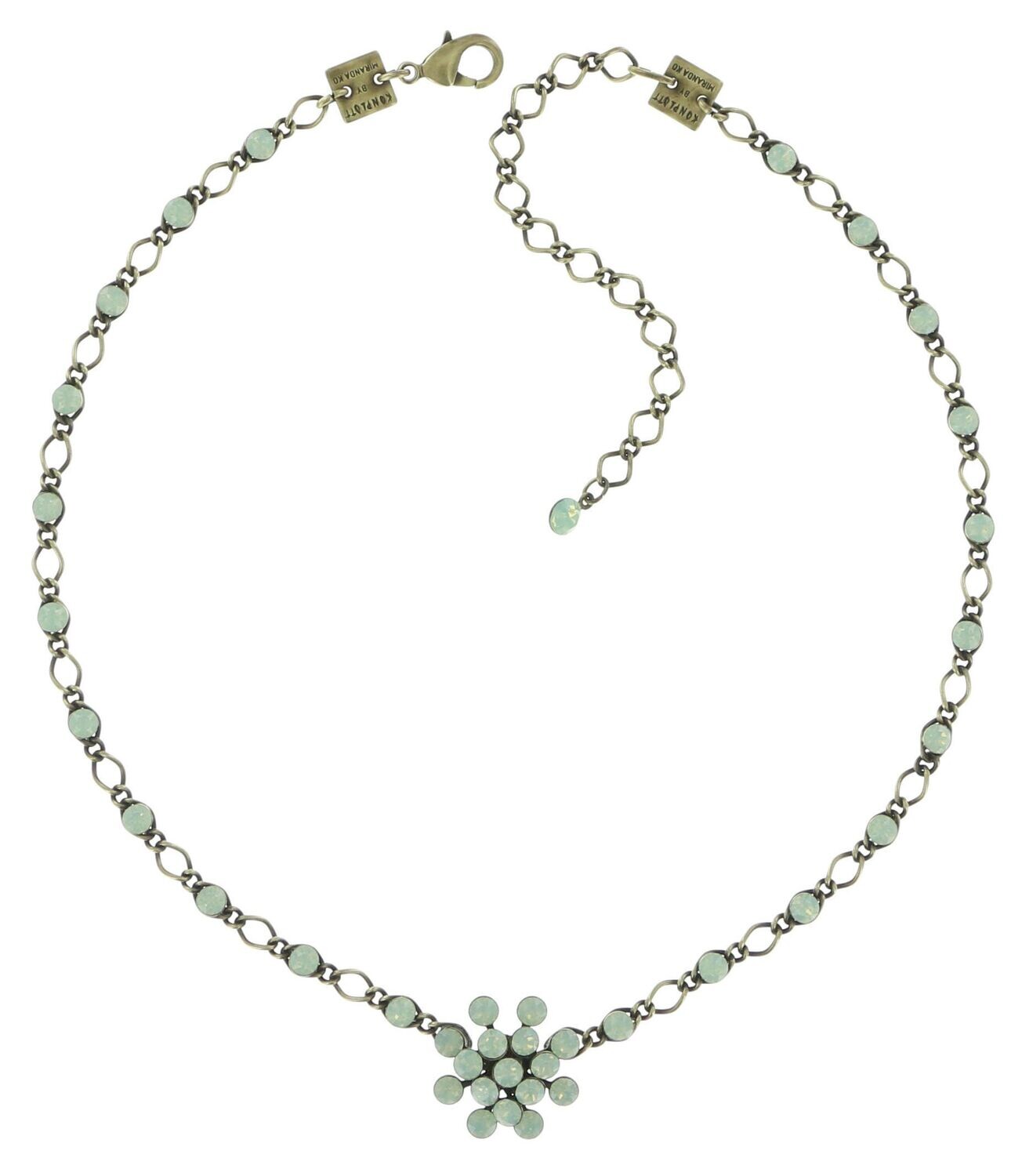 Konplott Kette Konplott Kette "Magic Fireball" grün-opal
