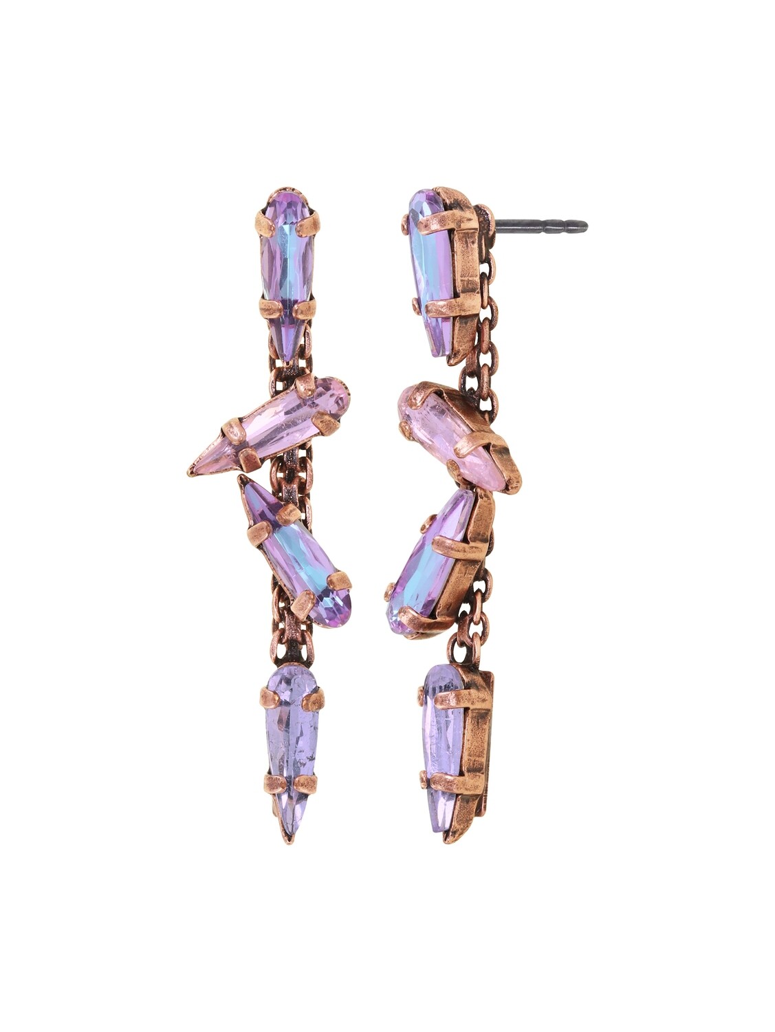 Konplott Ohrstecker baumelnd Konplott Ohrstecker baumelnd "Jumping Drops" rose