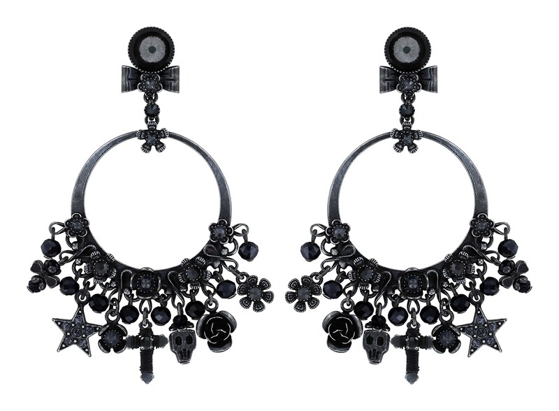 Konplott Ohrstecker baumelnd Konplott Ohrstecker baumelnd "Love, Hope and Destiny" black