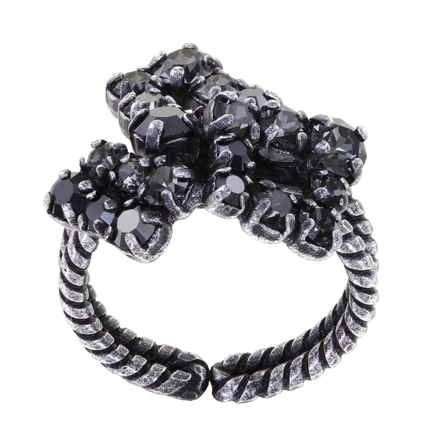 Konplott Ring "Mytrix" black