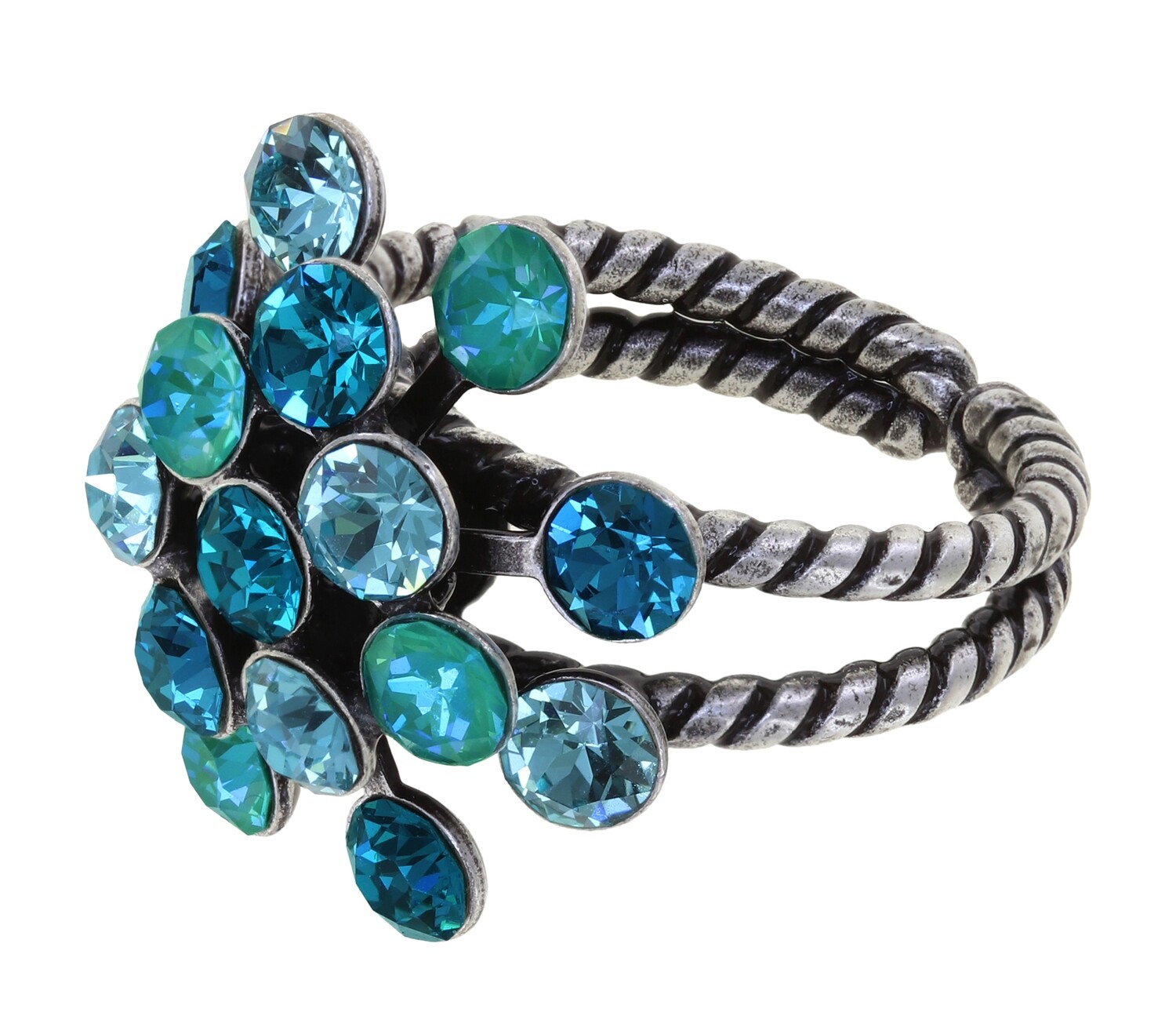 Konplott Ring "Magic Fireball" multi türkis